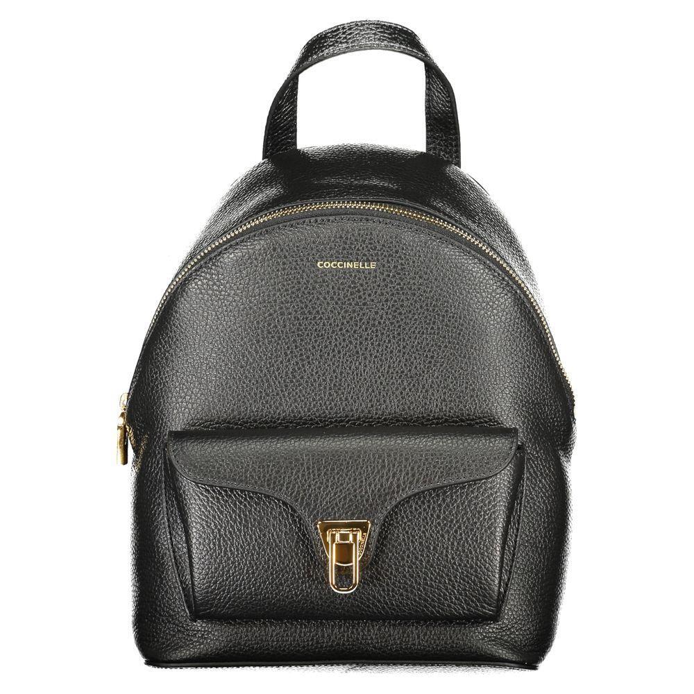 Front view with bag zipped and handles upright.