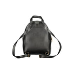 Coccinelle Black Leather Women Backpack CO-39531