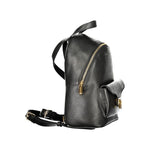 Coccinelle Black Leather Women Backpack CO-39531