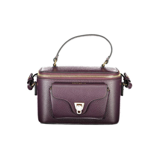 Coccinelle Purple Leather Women Handbag CO-39537