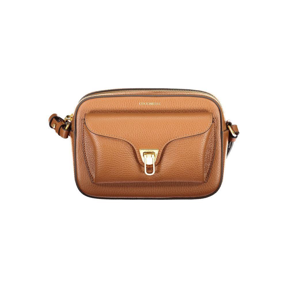 Front view with bag zipped and handles upright.