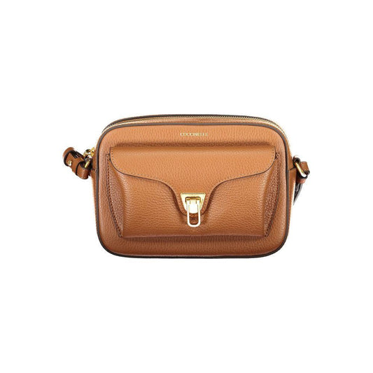 Coccinelle Brown Leather Women Handbag CO-39542