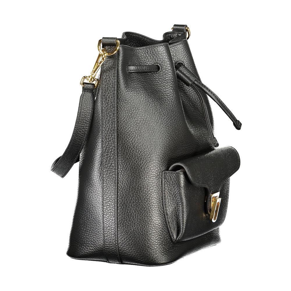 Front view with bag zipped and handles upright.
