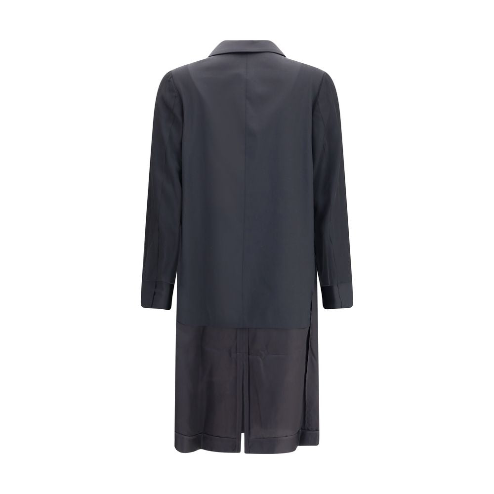 Undercover Black Polyester Coat