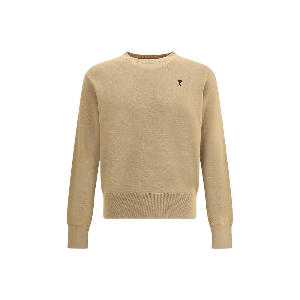 Ami Paris Pull Col Rond Ami De Coeur