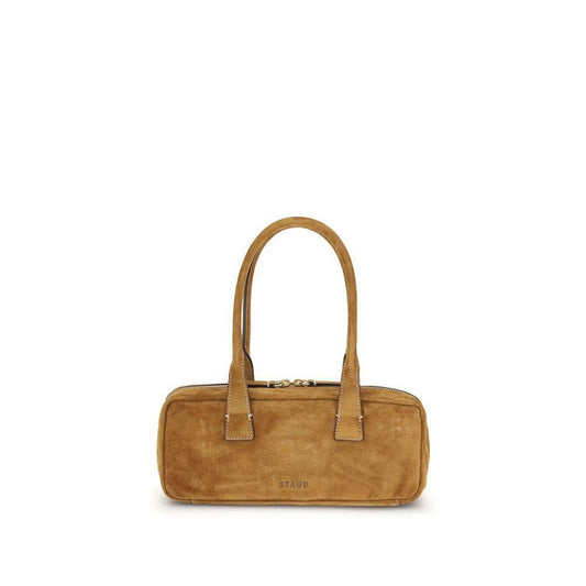 Staud Dude suede Shoulder Bag STH25P6009SDTANBB