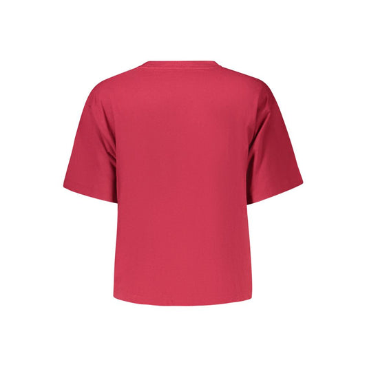 Guess Jeans Red Cotton Women Top GU-39574-XL