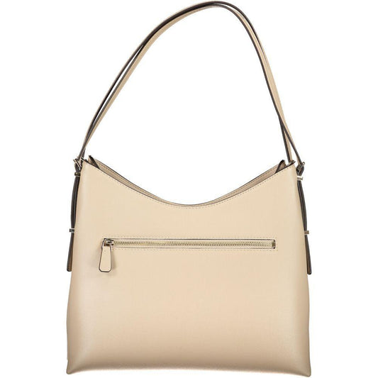 Guess Jeans Beige Polyethylene Women Handbag GU-39580