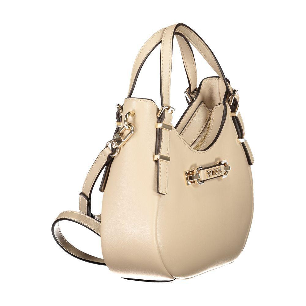 Guess Jeans Beige Polyethylene Women Handbag GU-39582