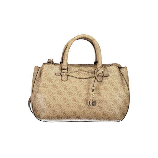 Guess Jeans Beige Polyethylene Women Handbag GU-39584