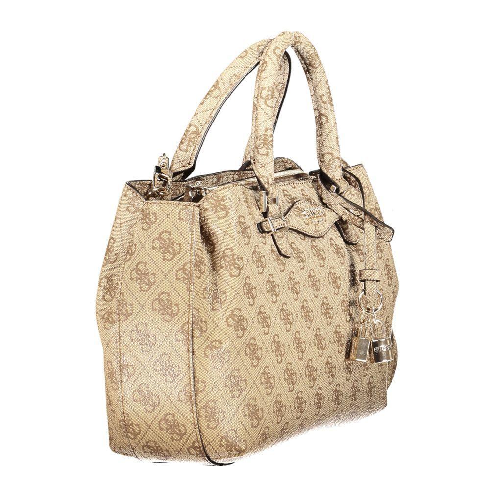 Guess Jeans Beige Polyethylene Women Handbag GU-39584
