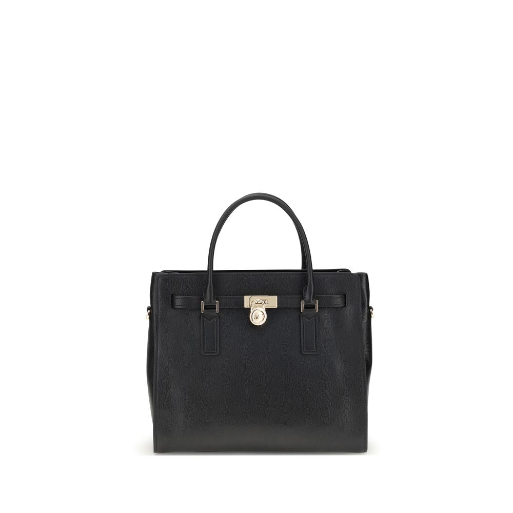 Michael Kors Black Calf Leather Bos Taurus Shoulder Bag