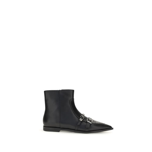 PINKO Studded Ankle Boots PI-SD0375P087Z99BLACK-EU36/US6