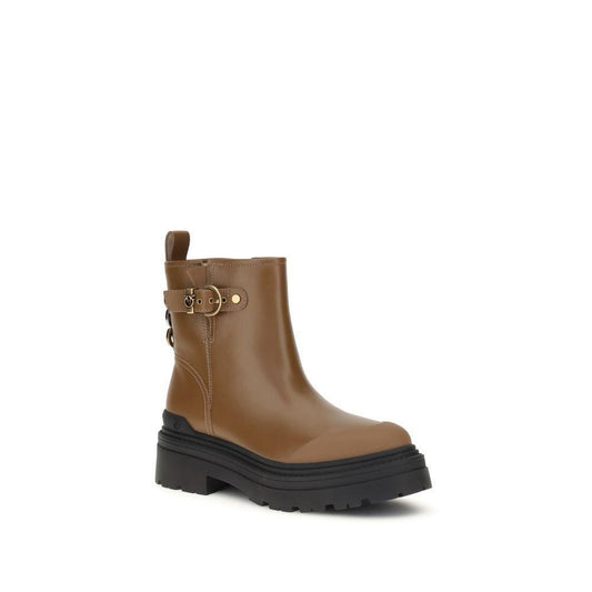 PINKO Mia Ankle Leather Boots