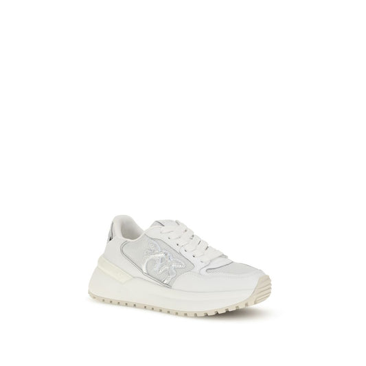 PINKO Logo and mirrored detail Sneakers PI-SS0055P104Z1BMESHWHITE-EU36/US6