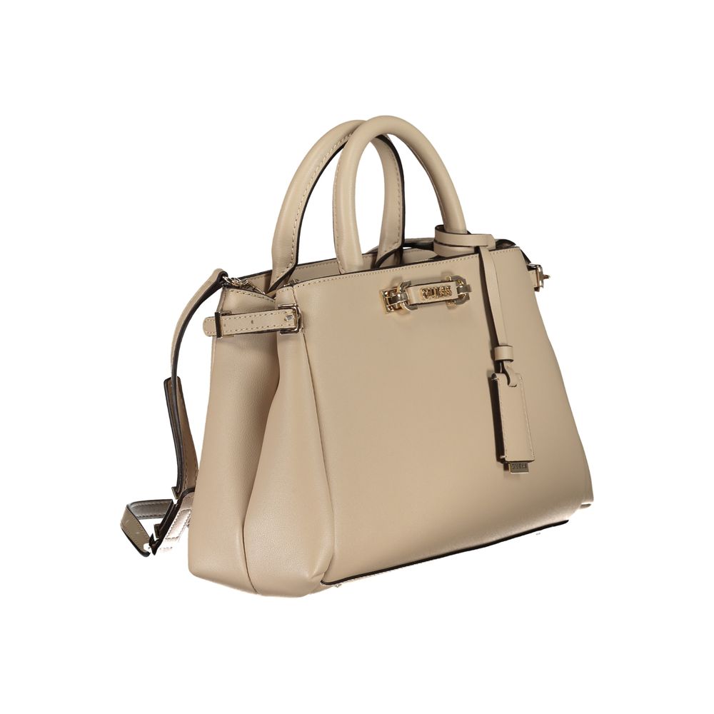 Guess Jeans Beige Polyethylene Women Handbag