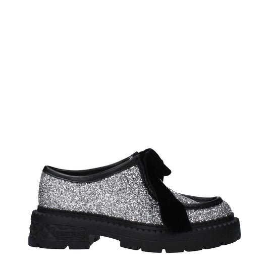 Jimmy Choo Gray Plastic Slip-On Loafers JI-10009468829961-EU38.5/US8.5
