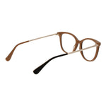 Max Mara Brown Women Glasses Frame in acetate, square full-rim with demo lenses, brown color, style with comfort for women.