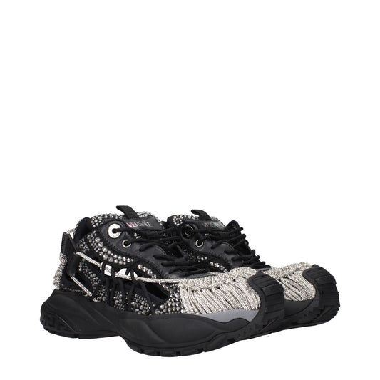 Versace Black Fabric Chunky Sneakers VE-15266297282825-EU40/US7