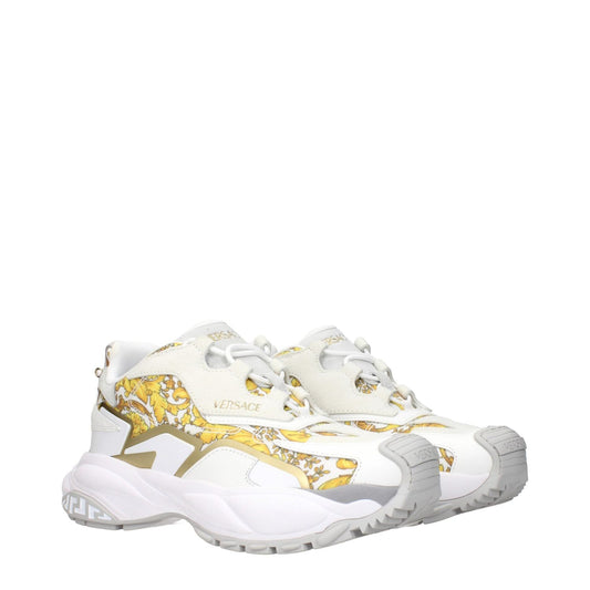 Versace Gold Fabric Low Tops VE-15266303869193-EU39/US9