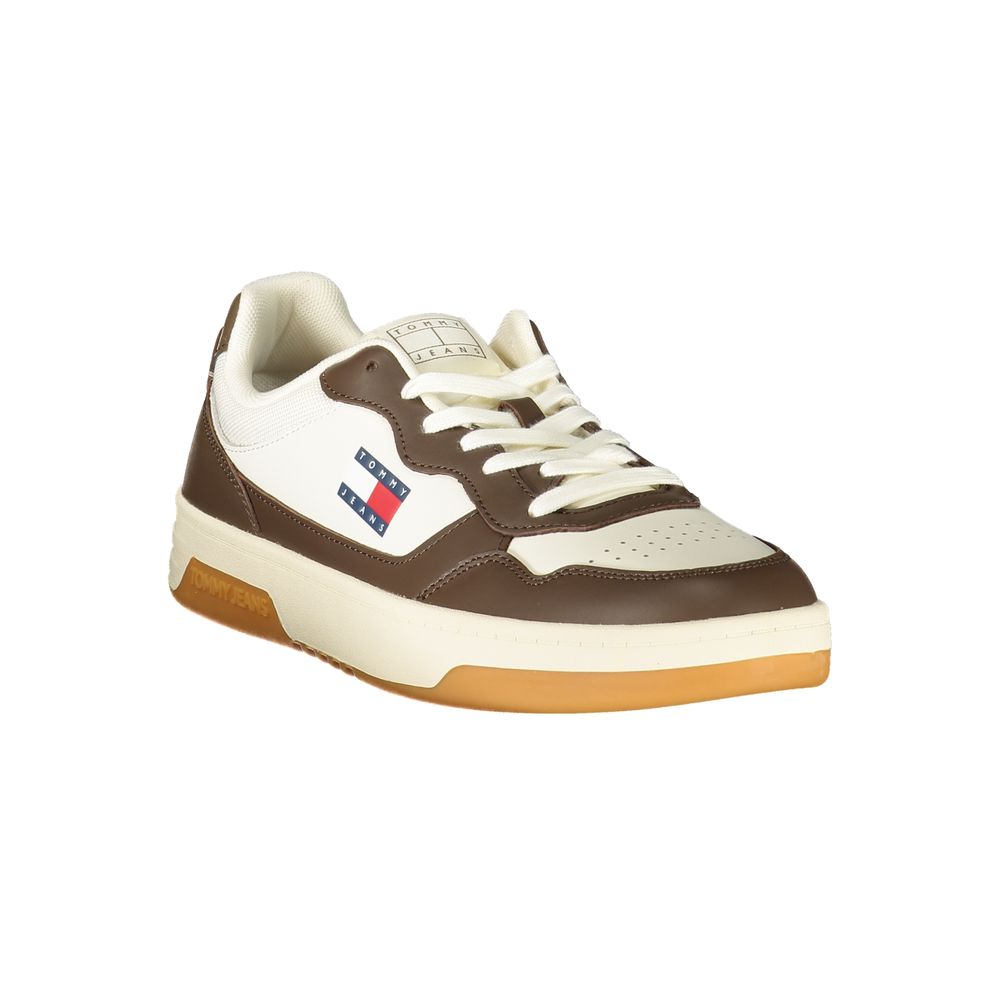Tommy Hilfiger White Leather Men Sneaker