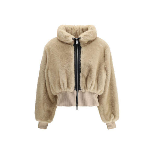PINKO Faux fur bomber Jacket PI-105399A2PIC60-IT40 | M