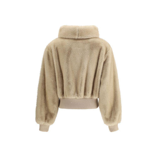 PINKO Faux fur bomber Jacket PI-105399A2PIC60-IT40 | M