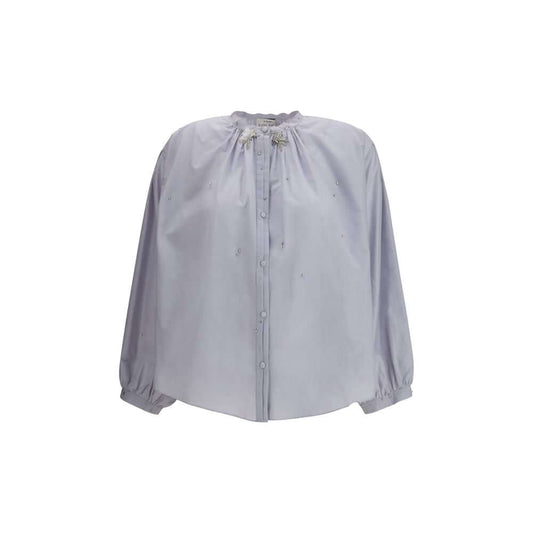 Forte_Forte Voile Shirt with embroidery FO-14093MYSHIRTF48A7076-I/S