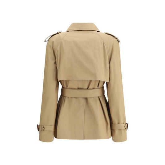 Chloé Short cotton gabardine Trench Coat CH-CH25AVE1009326A-IT42 | L