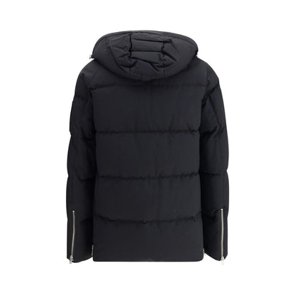 Moose Knuckles Black Cotton Full-Length Jacket