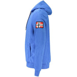 Norway 1963 Blue Polyester Men Sweater NO-39656-S