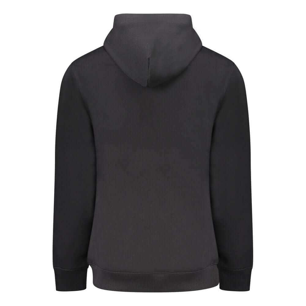 Tommy Hilfiger "Black Cotton Men Sweater with Central Pocket"