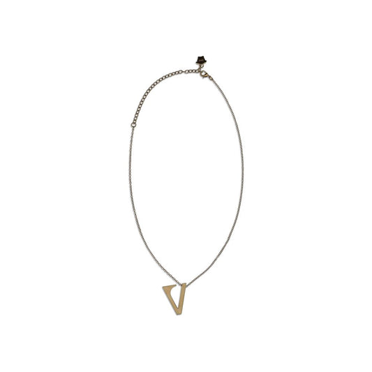 Versace V chain Necklace VE-10217451A006203J000-ONE SIZE