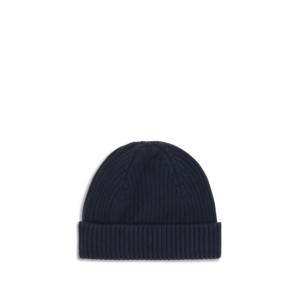 Parajumpers Black Merino Wool Beanie