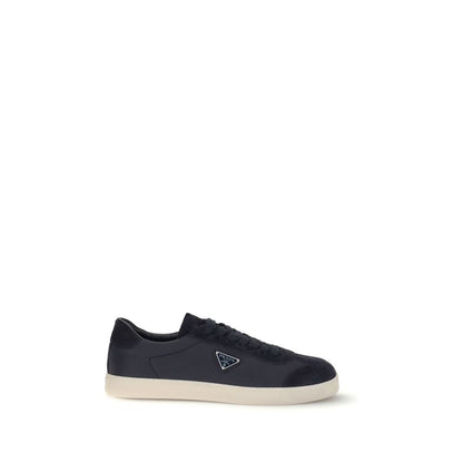 Prada Blue Leather Sneakers