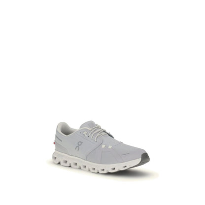 ON White Fabric Athletic Sneakers