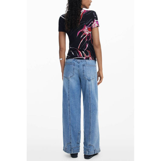 Desigual Black Viscose Women Top