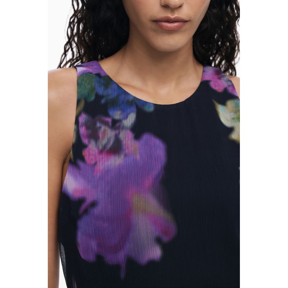 Desigual Black Polyester Women Dress