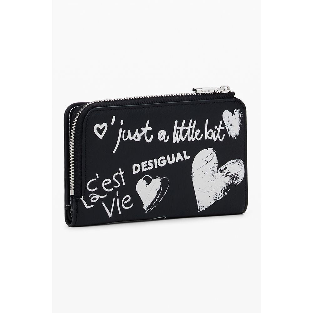 Desigual Black Polyethylene Women Wallet