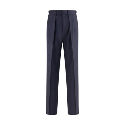 Tom Ford Blue Wool Dress Pants