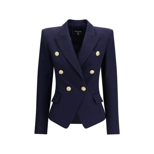 Balmain Double-breasted Blazer BA-FF1SI505WB086UC-IT36 | XS