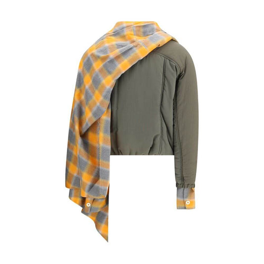 MARBELL Maxi-scarf Puffer Jacket