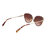Maje Brown Women Sunglass with cat eye style, full-rim acetate frame, and gradient lenses. 100% UVA & UVB protection.