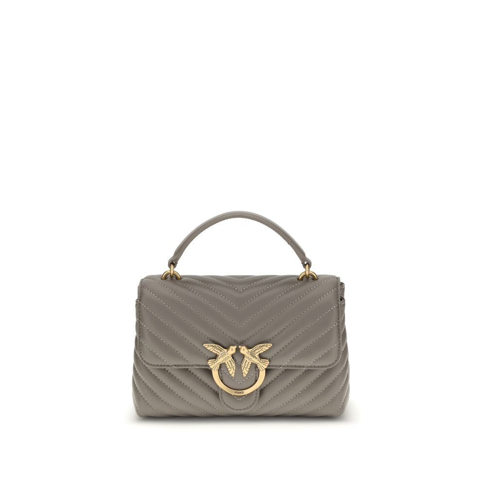 PINKO Gray Calf Leather Bos Taurus Wallet