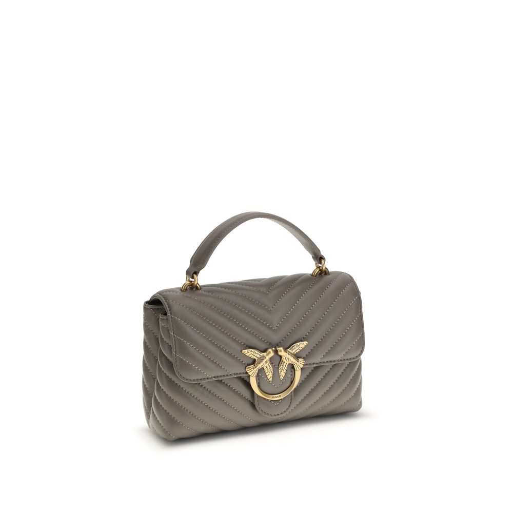 PINKO Gray Calf Leather Bos Taurus Wallet