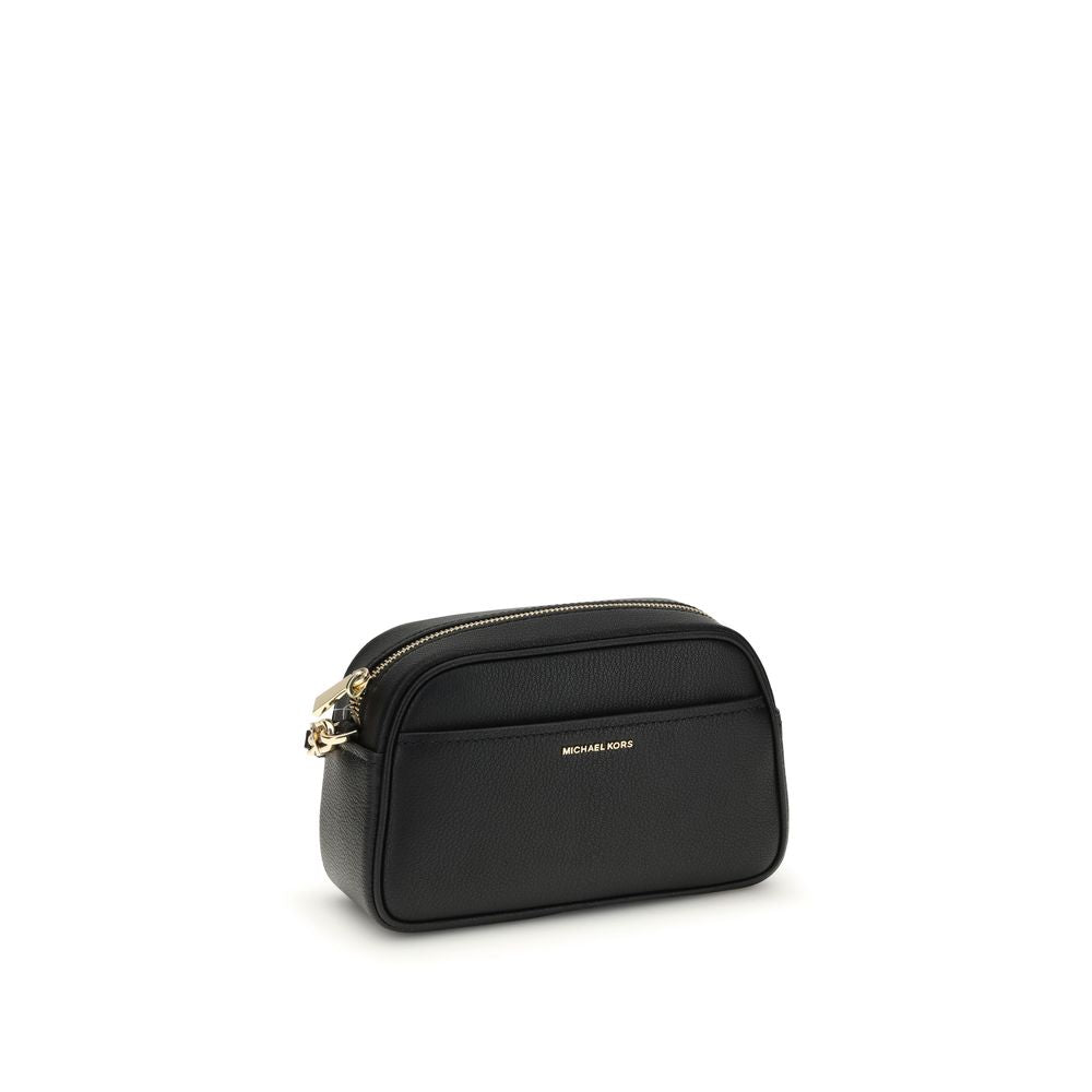 Michael Kors Black Calf Leather Bos Taurus Shoulder Bag