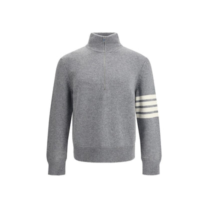 Thom Browne Gray Fleece Wool Sweatshirt