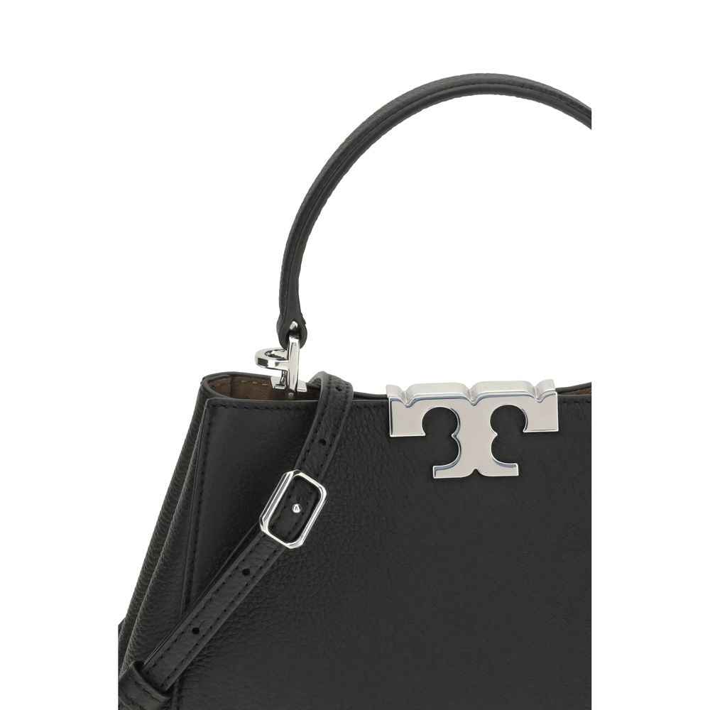Tory Burch Black Calf Leather Bos Taurus Handbag