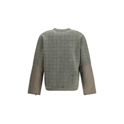 Margiela Bicolor Fleece Wool Sweatshirt