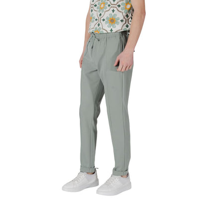 Antony Morato Green Polyester Joggers (Workout Pants)